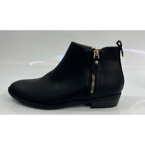 Journee Collection Women's Ellis Booties - Black 7M - Picture 3 of 8